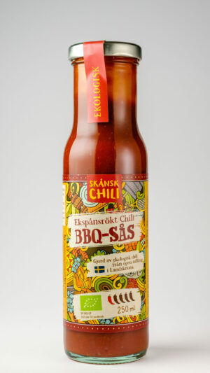 Ekspånsrökt chili BBQ-sås 250 ml EKO