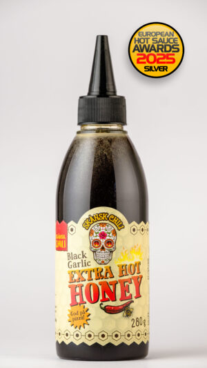 Black Garlic Extra Hot Honey Pizza Topping